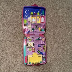 Bluebird Vintage Polly Pocket Star Bright Dinner Party Candle Box 1994 playset🐚🌸